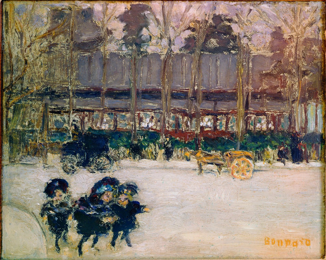 Boulevard de Clichy, üç çocuk Tablo Pierre Bonnard tarafından by Pierre Bonnard