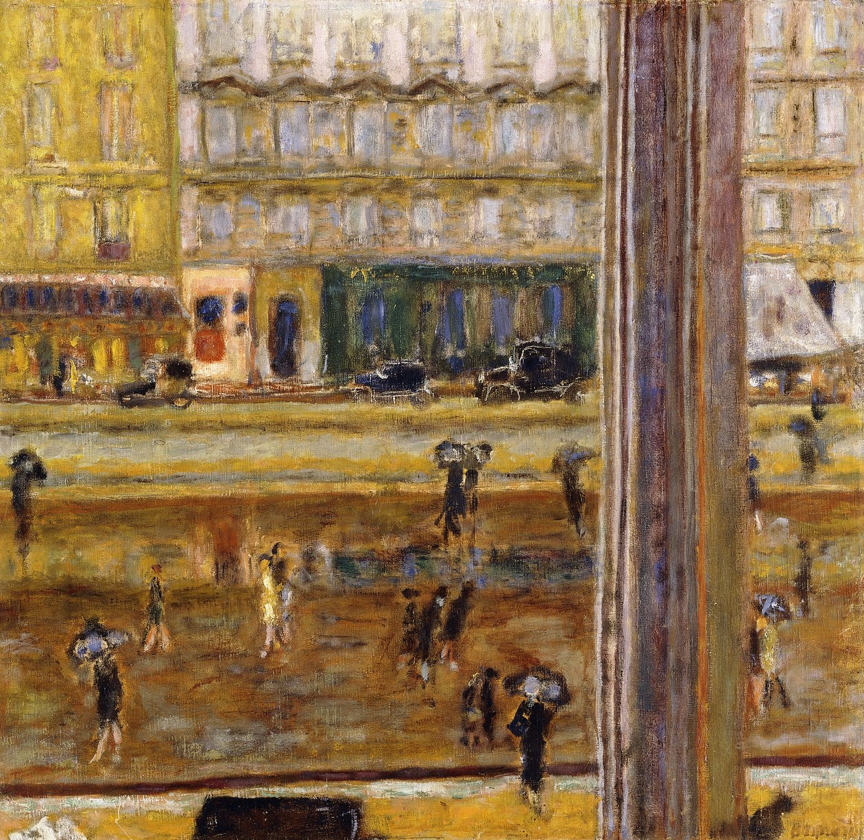 Boulevard des Batignolles (Yağmur), 1926 dolayları (tuval üzerine yağlı boya) by Pierre Bonnard