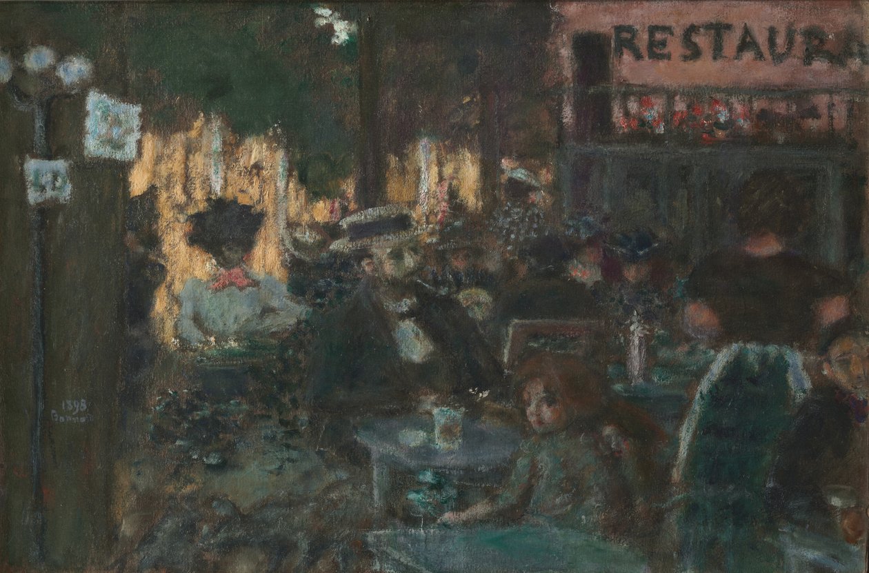 Kafe Teras by Pierre Bonnard