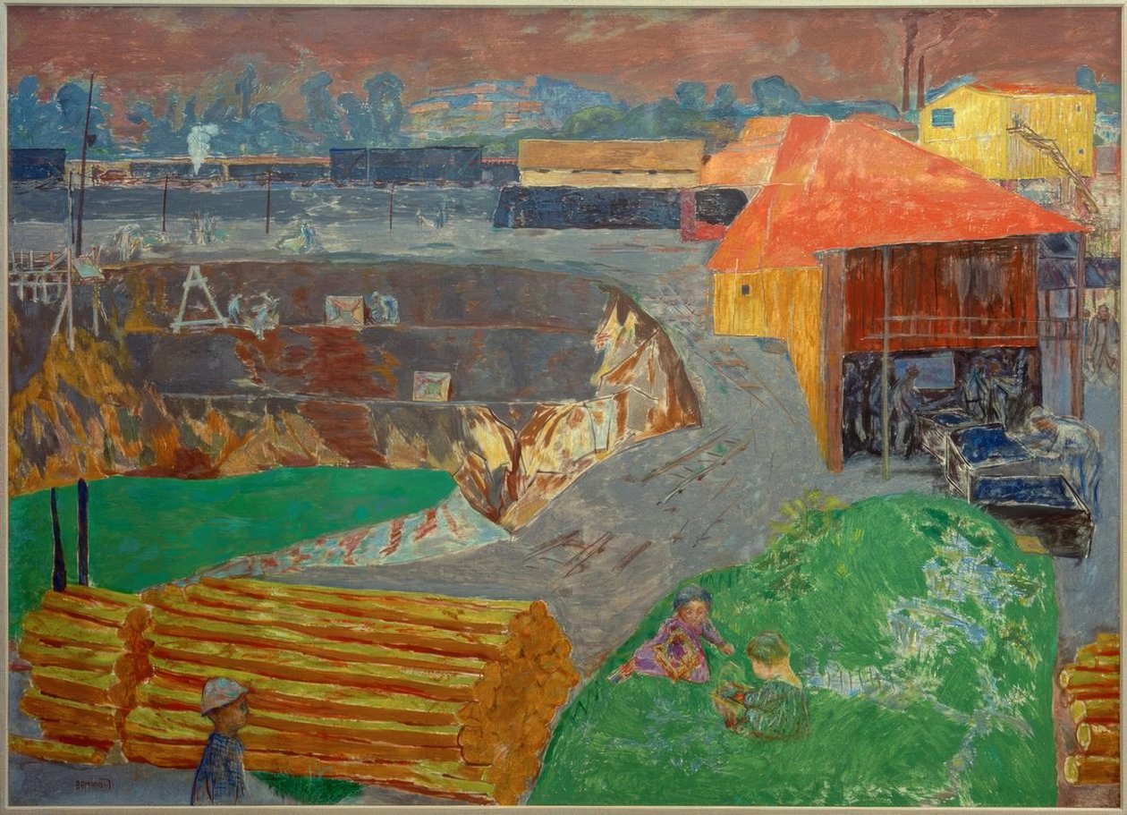Linyit ocağı by Pierre Bonnard
