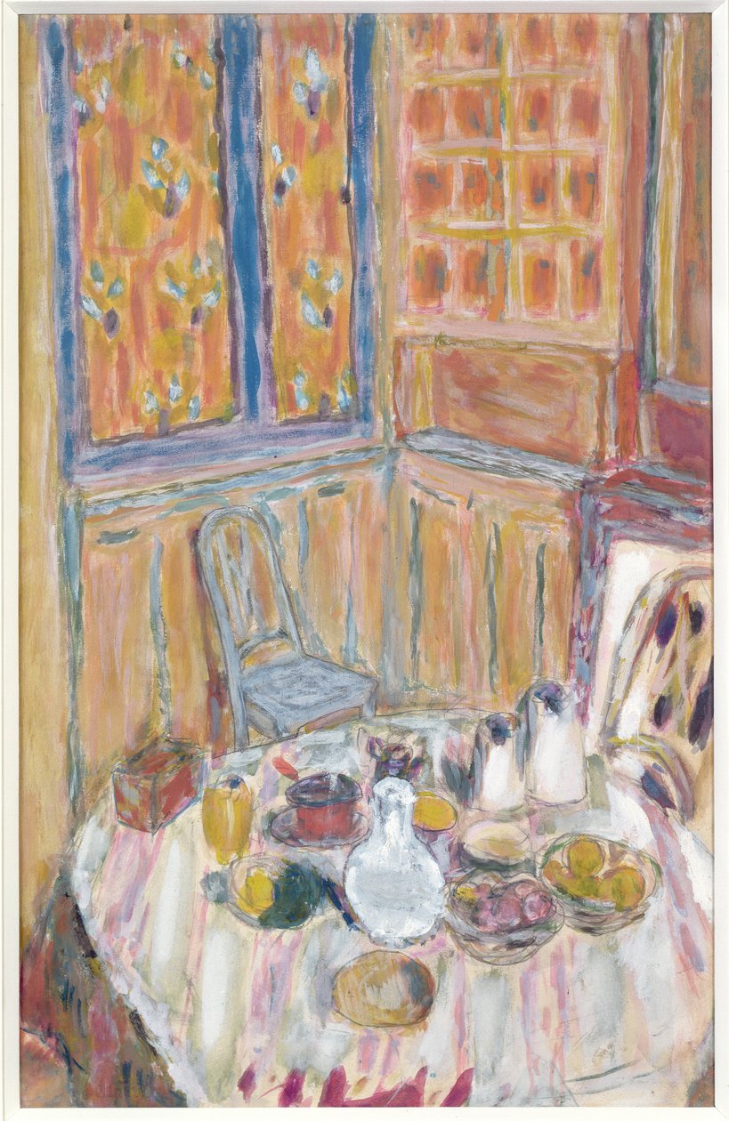 Yemek Odası Köşesi, 1930 civarı by Pierre Bonnard