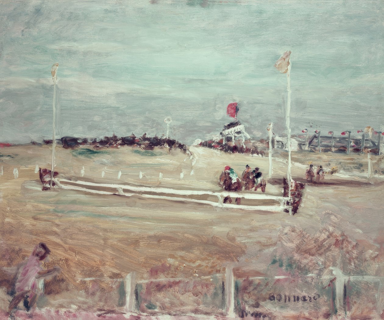 Bir Boulogne Kursları by Pierre Bonnard