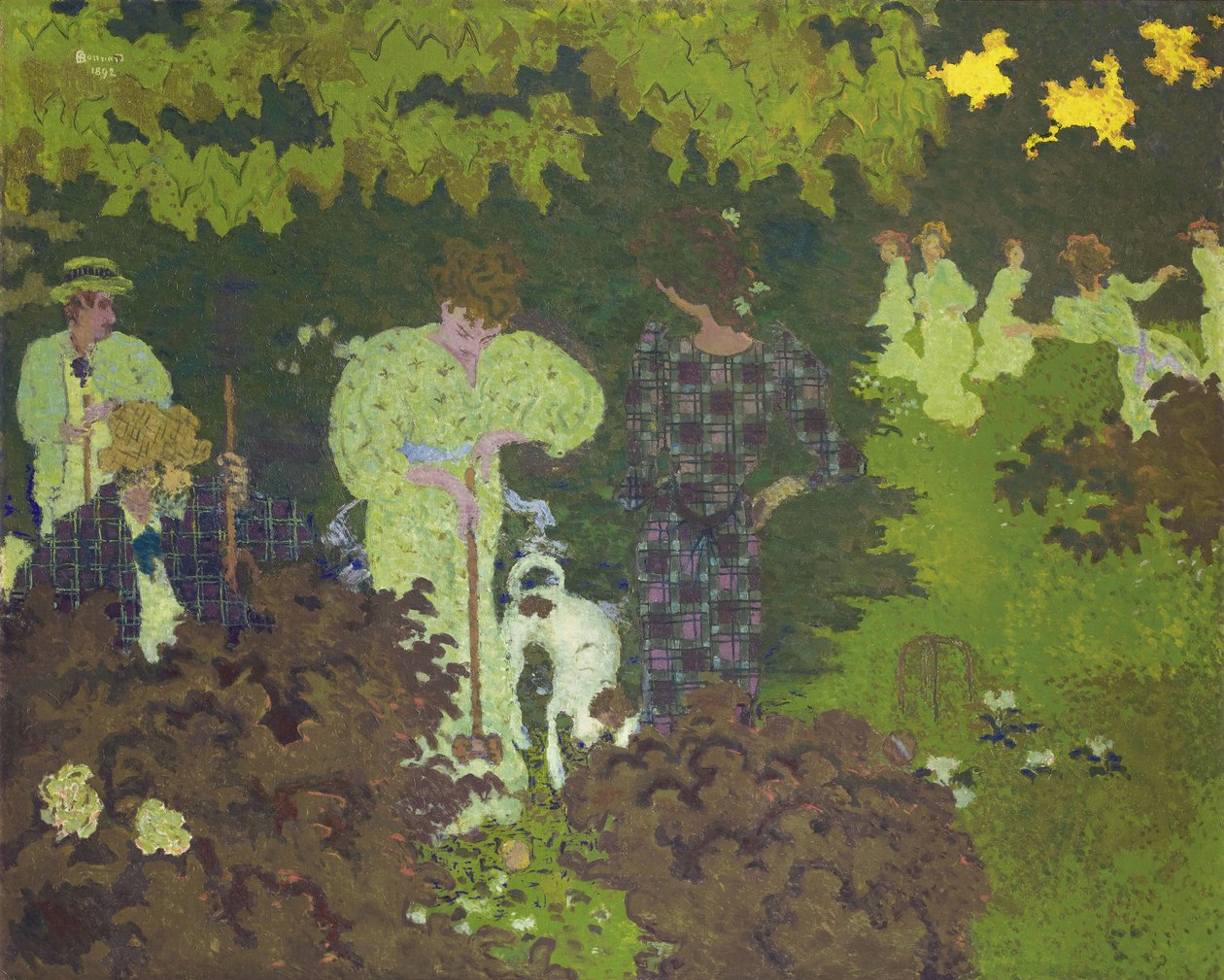 Kroket, 1892 by Pierre Bonnard