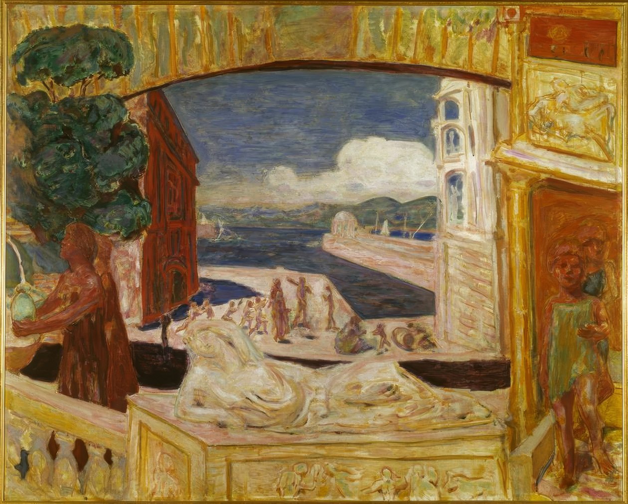 Anıtlar veya Akdeniz by Pierre Bonnard