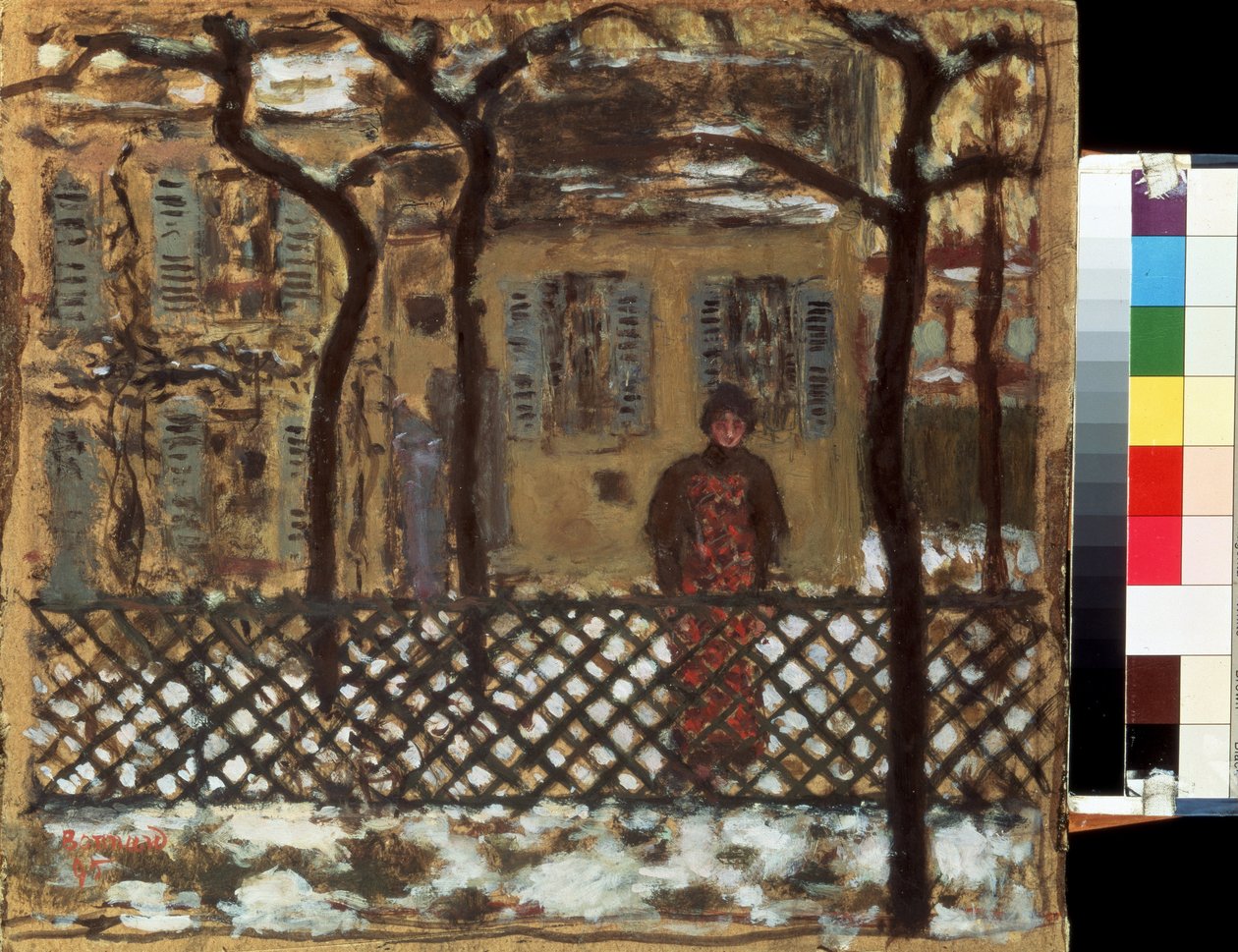 Çitin Arkasında. Pierre Bonnard
