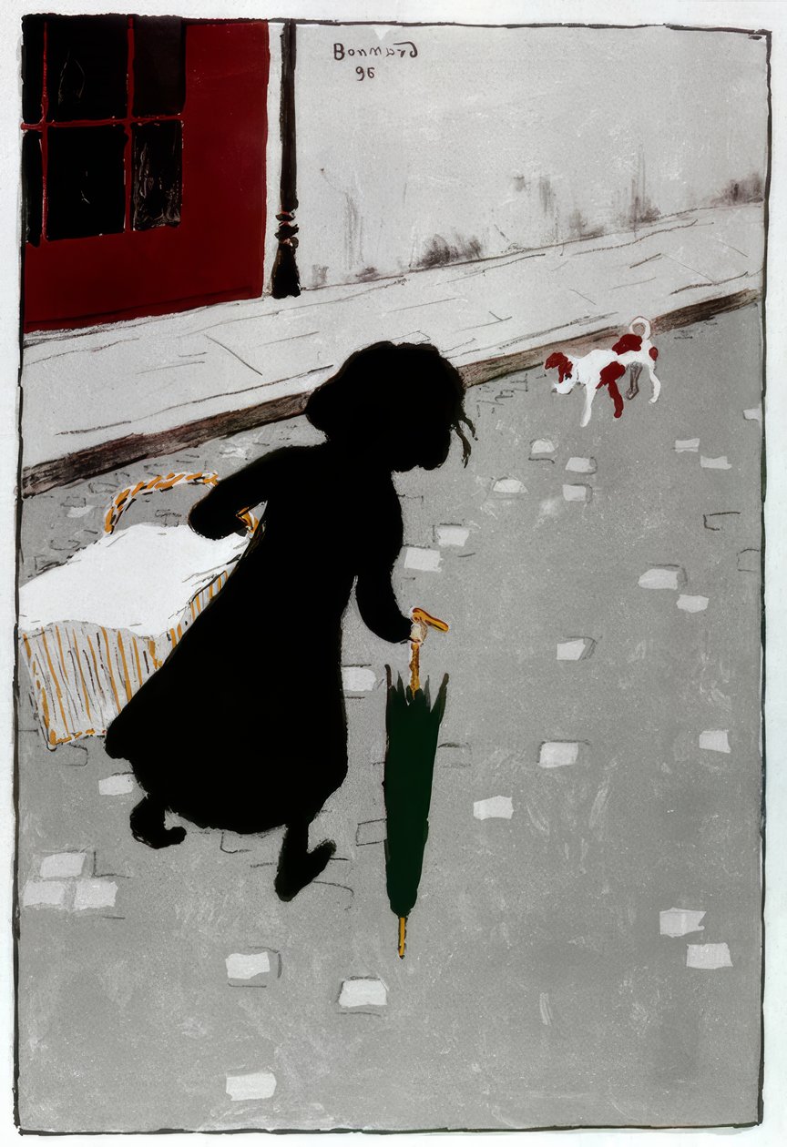 küçük çamaşırcı by Pierre Bonnard