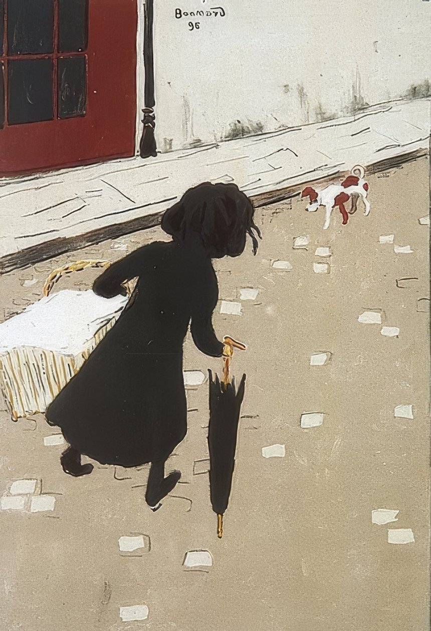 Küçük çamaşırcı. 1896 by Pierre Bonnard