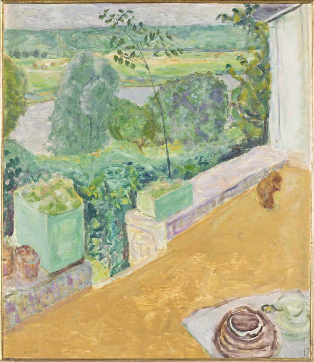 Terasta Köpek Terasta Köpek, 1917. by Pierre Bonnard