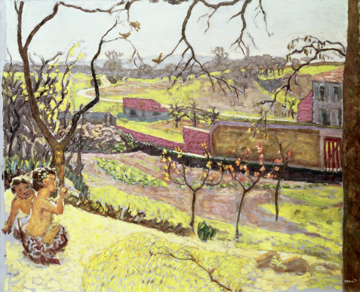 Erken İlkbahar (Küçük Faunlar), c.1909 by Pierre Bonnard