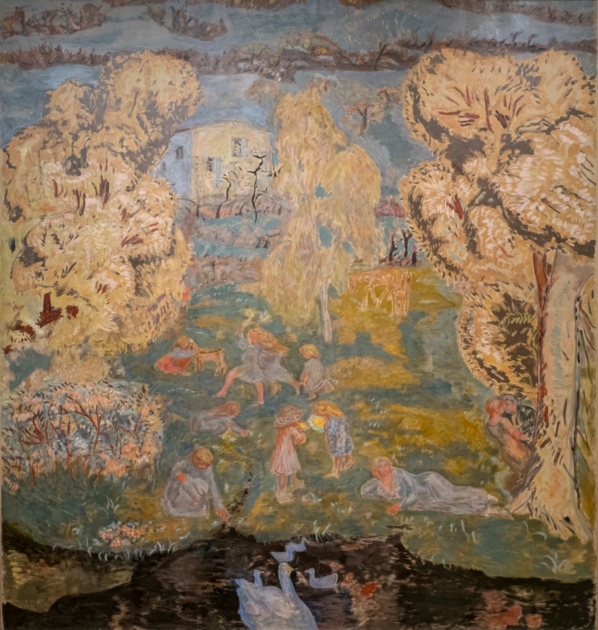 Ülkede Erken Bahar by Pierre Bonnard