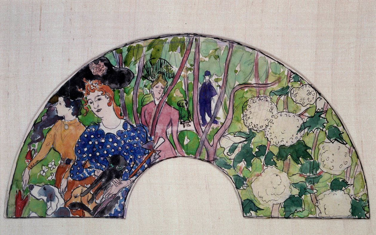 Hayran projesi, 20. yüzyıl (sulu boya) by Pierre Bonnard