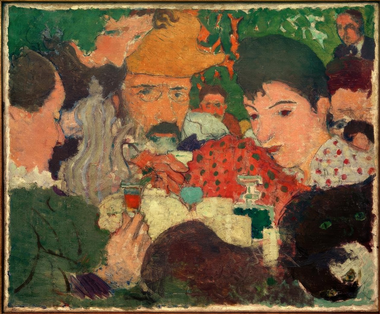 Bahçede ikindi çayı, Bahçede Studie zu LA öğleden sonra by Pierre Bonnard