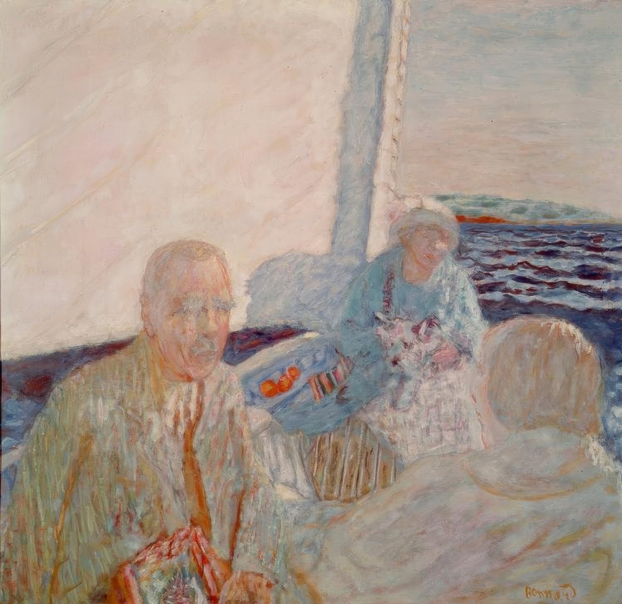 yelkenlide by Pierre Bonnard
