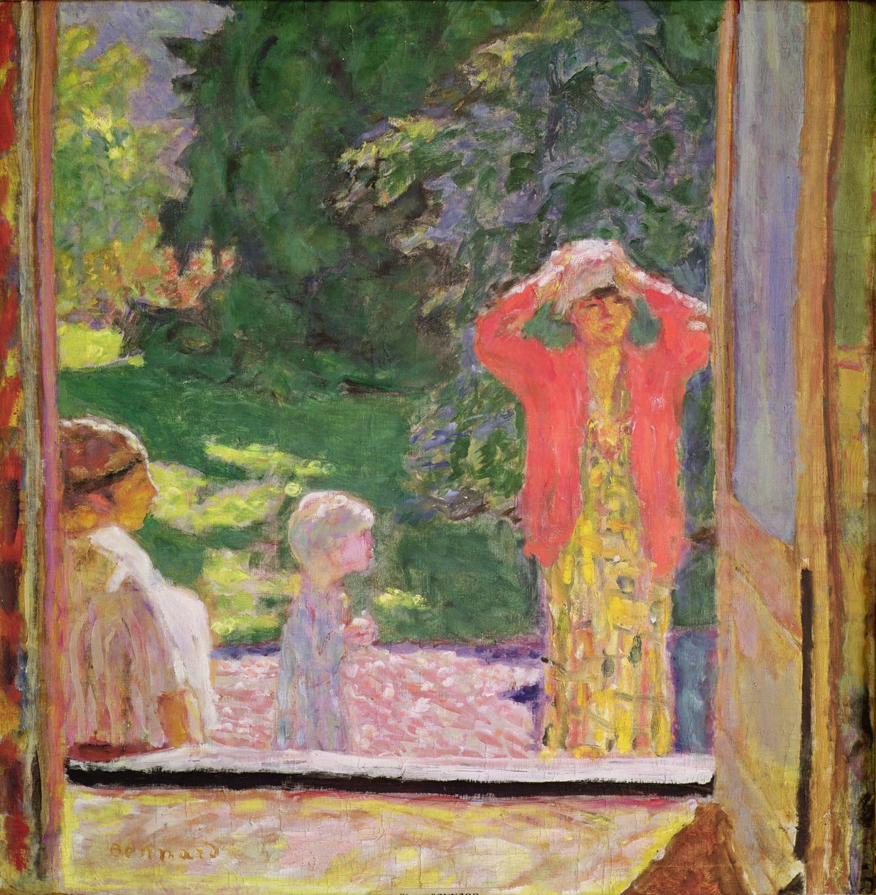 Pencerenin Önünde, 1918 by Pierre Bonnard