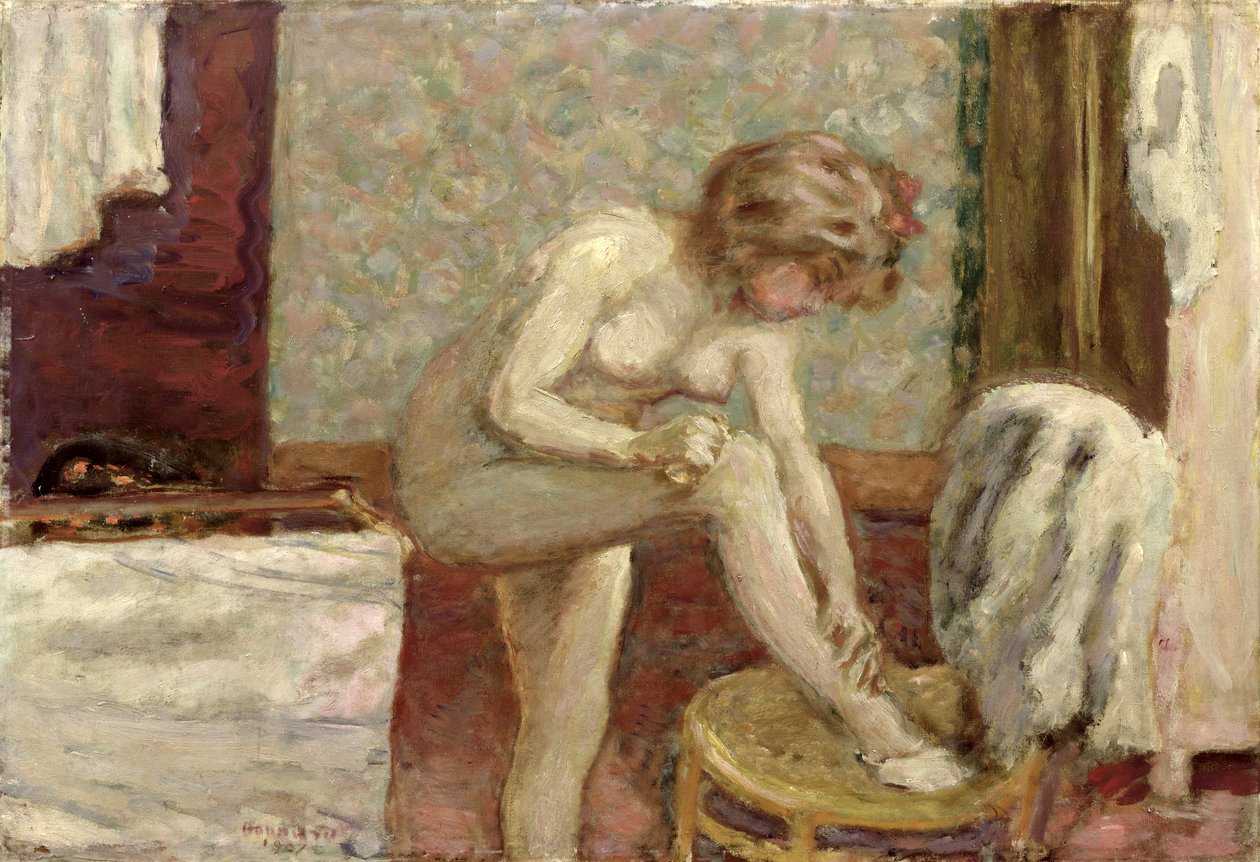 Tuvalette, 1907 by Pierre Bonnard