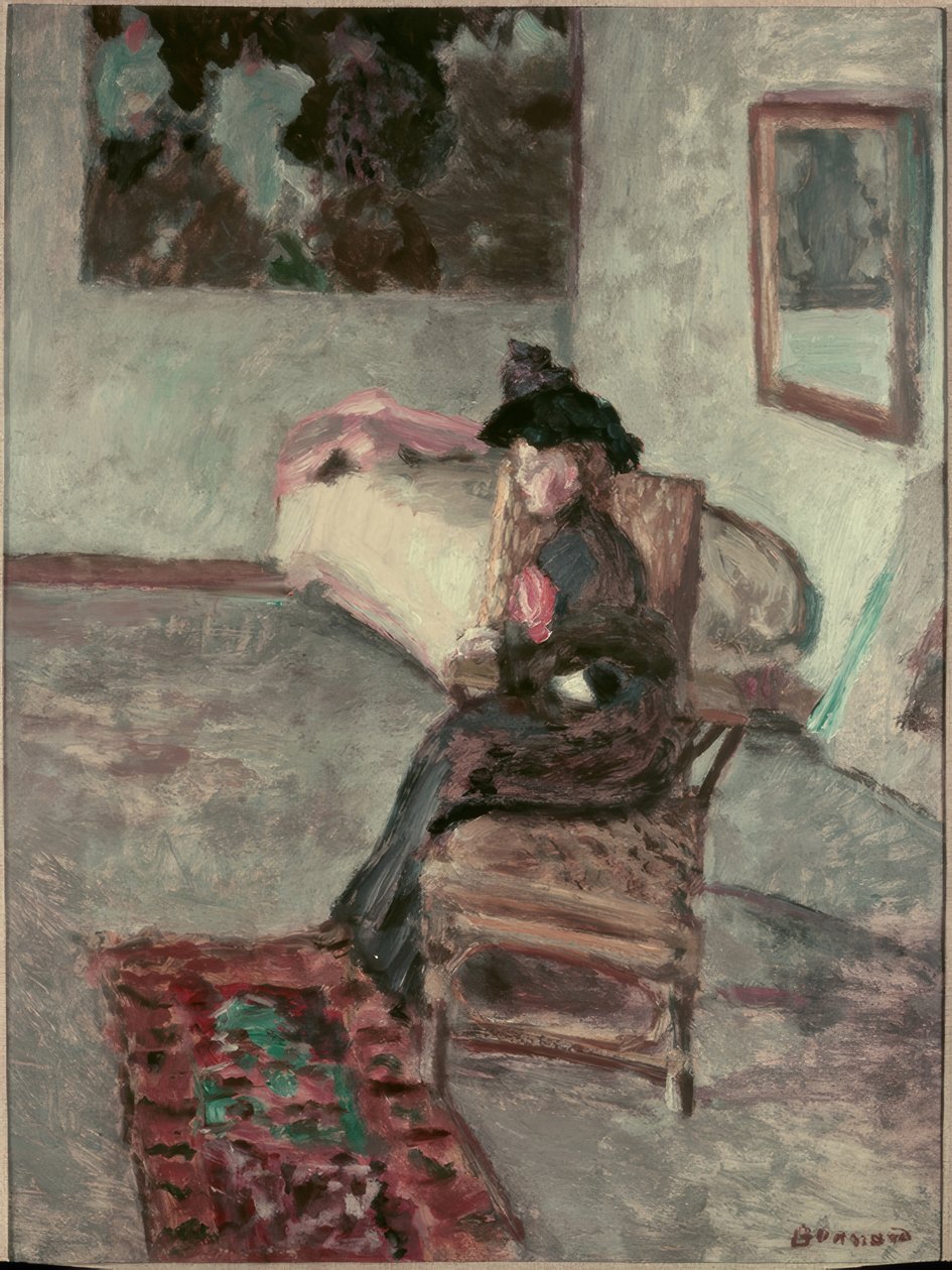 Güllü Kadın veya İç Mekanda Kadın by Pierre Bonnard