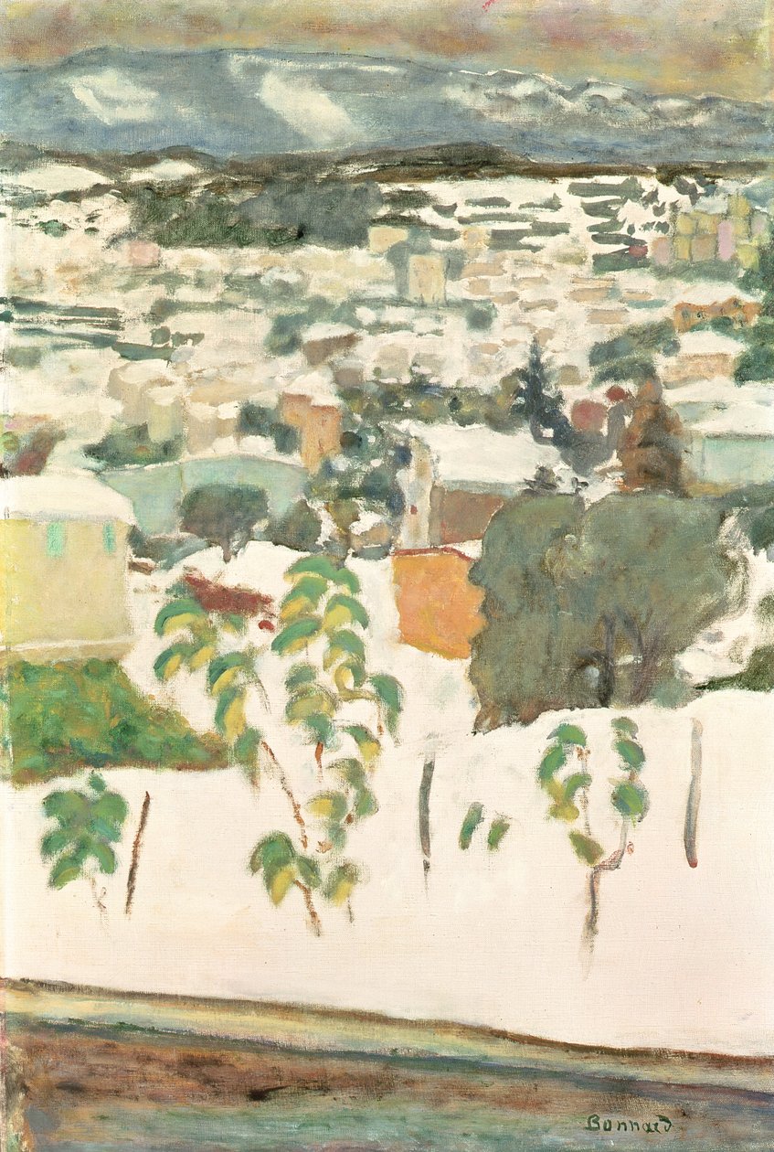 Karda Le Cannet, 1927 dolayları (tuval üzerine yağlı boya) by Pierre Bonnard