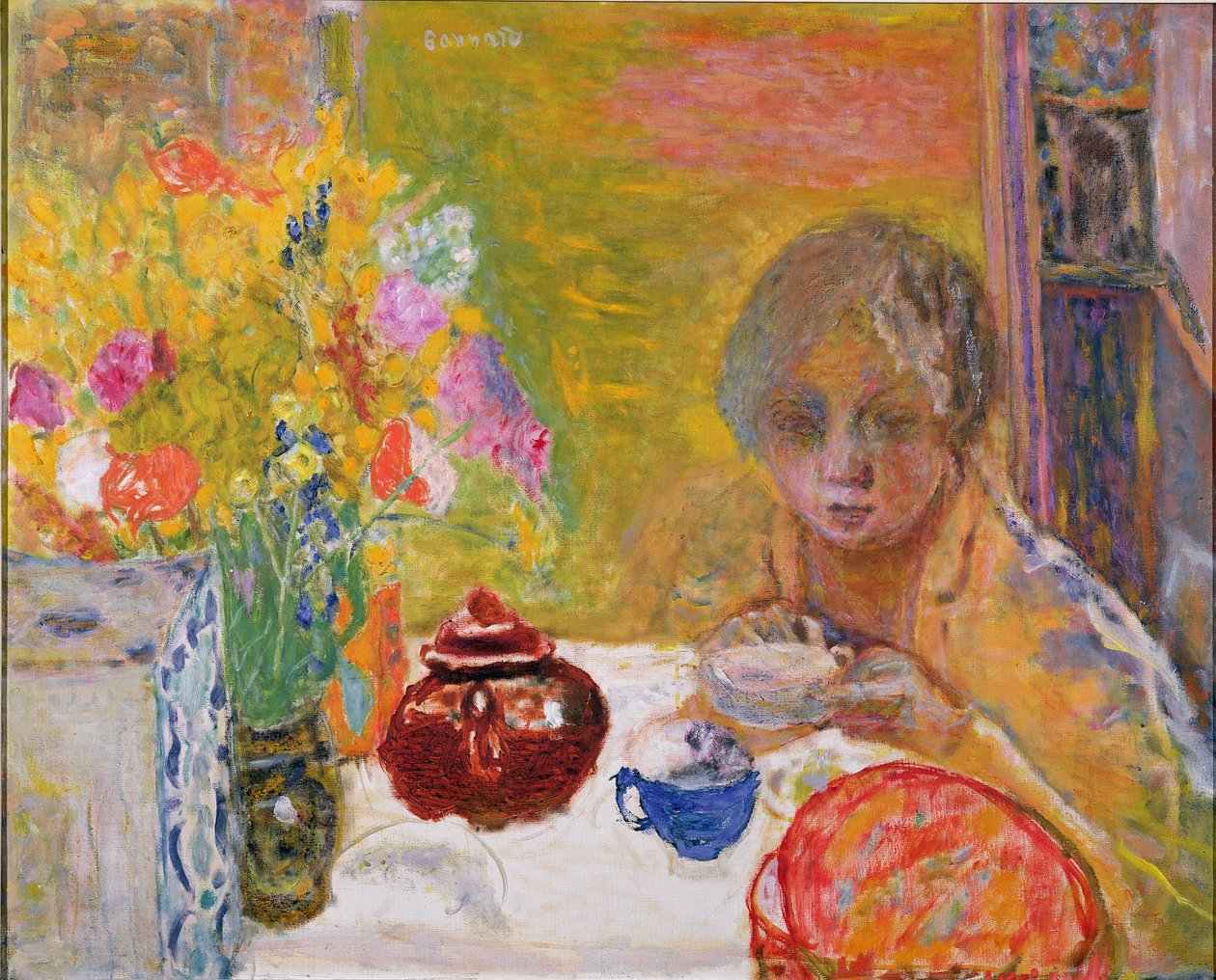 Öğle yemeği, 1932 by Pierre Bonnard
