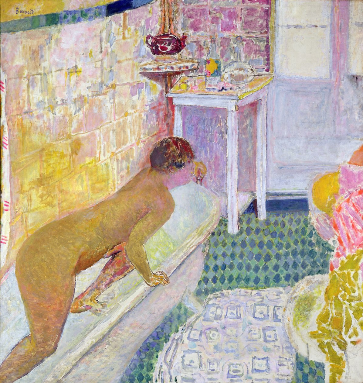 Banyodan Ayrılmak, c.1926-30 by Pierre Bonnard