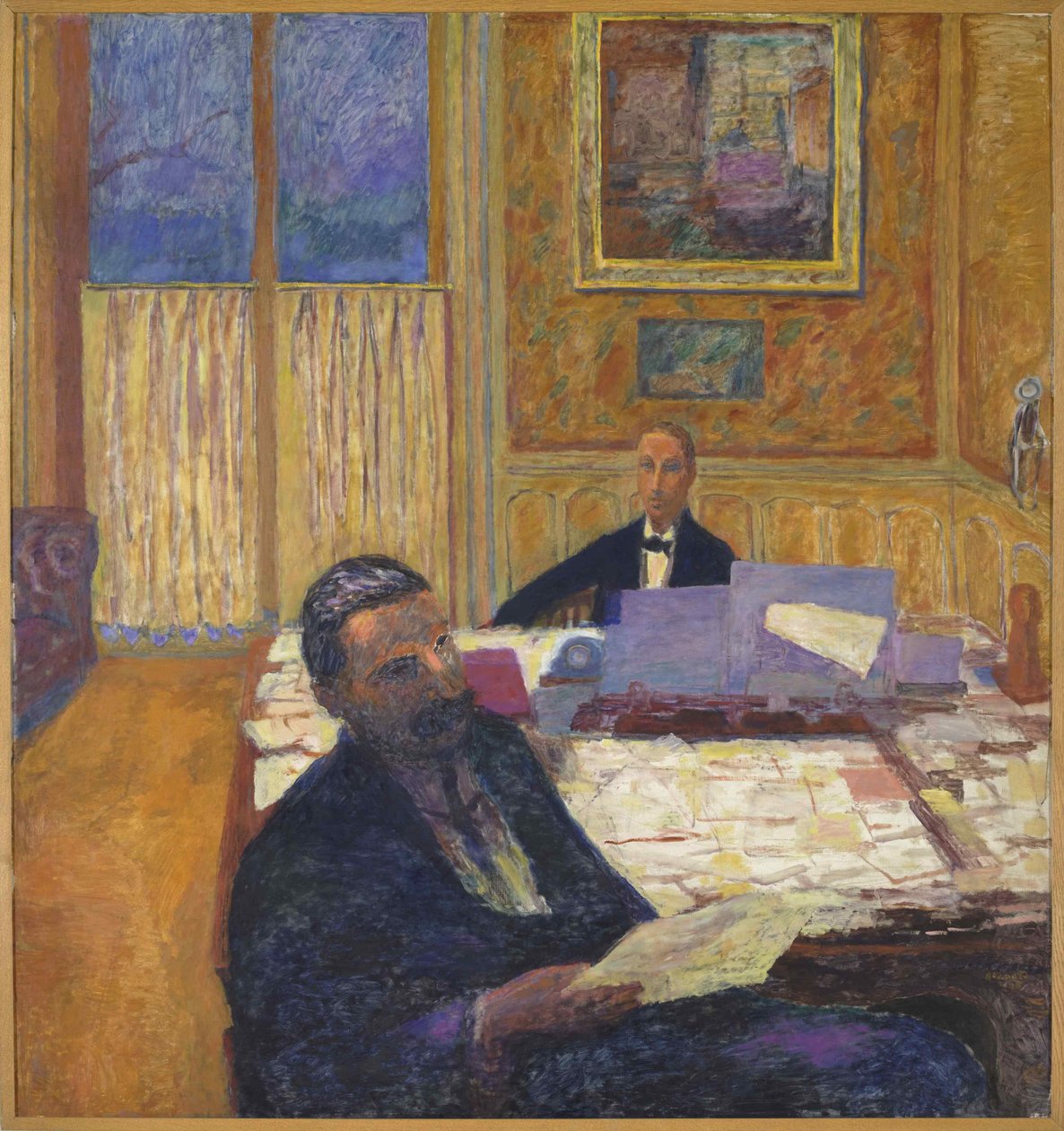 Bernheim-Jeune kardeşler, 1920. by Pierre Bonnard