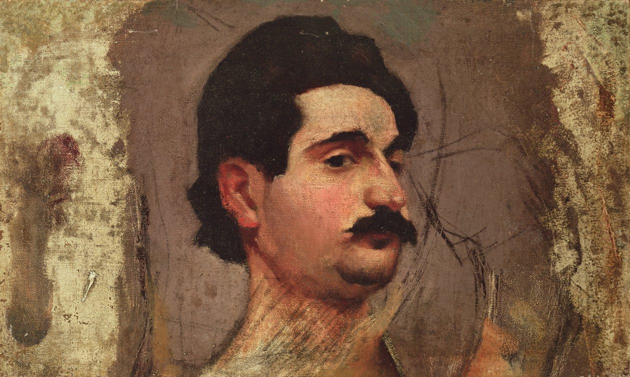 Bıyıklı Adam, 1887-88 dolayları by Pierre Bonnard
