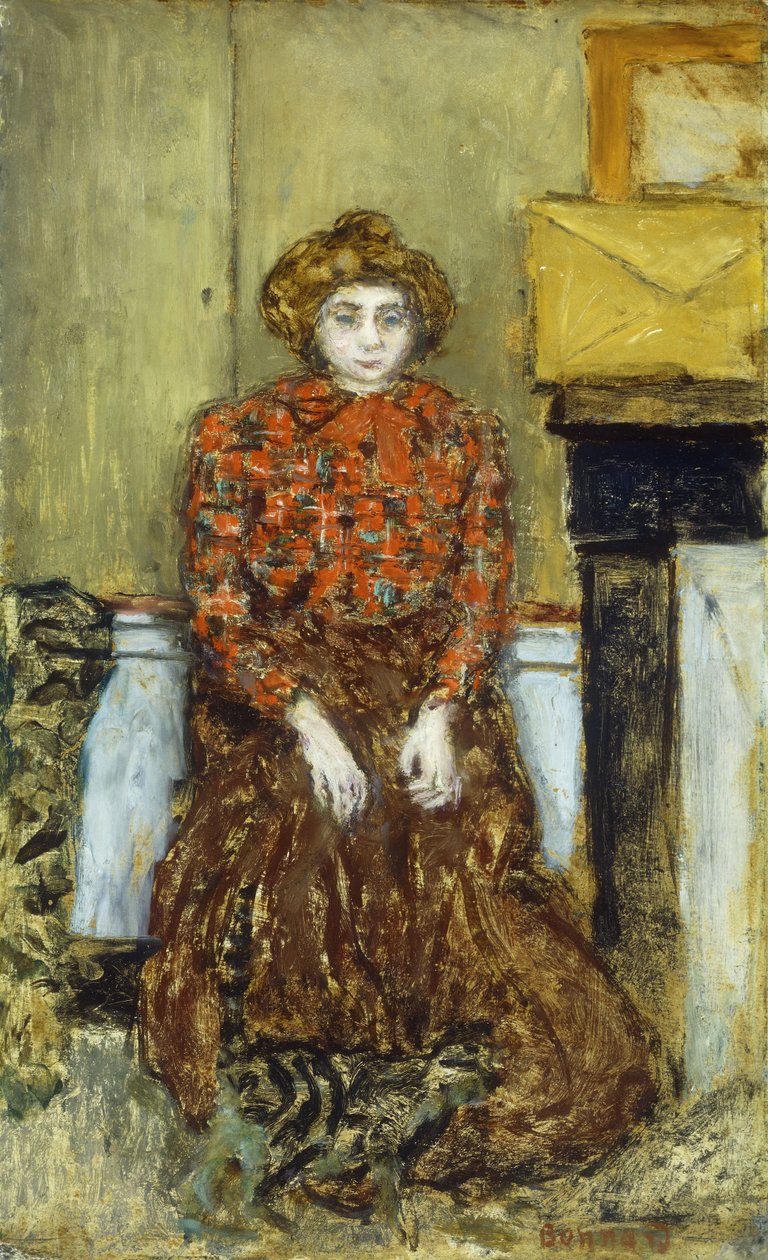 Marthe, c.1896 (gemideki yağ) by Pierre Bonnard