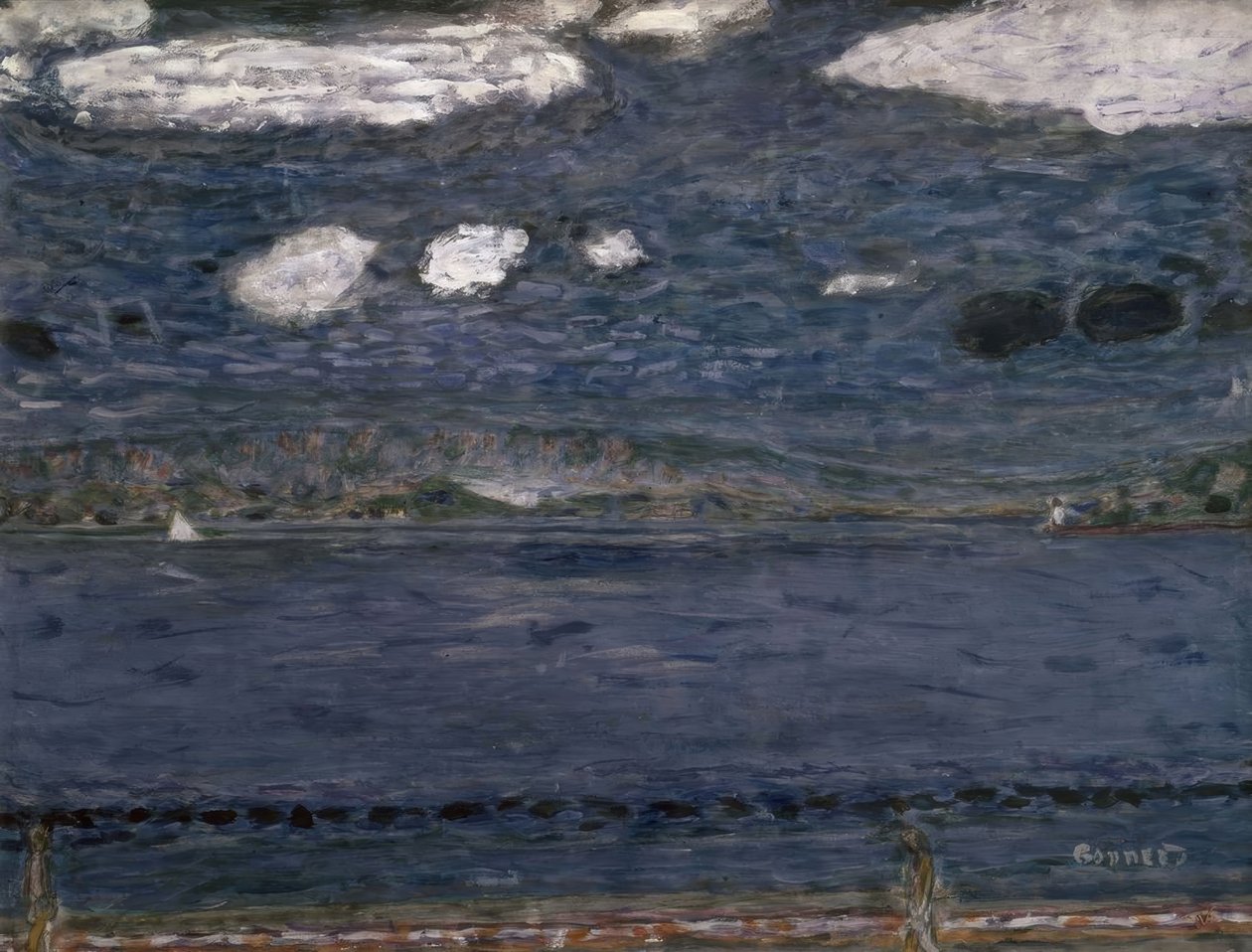 Akdeniz – 1941/44 – 48,3 × 63,2 cm – kağıt üzerine guaj ve kurşun kalem by Pierre Bonnard