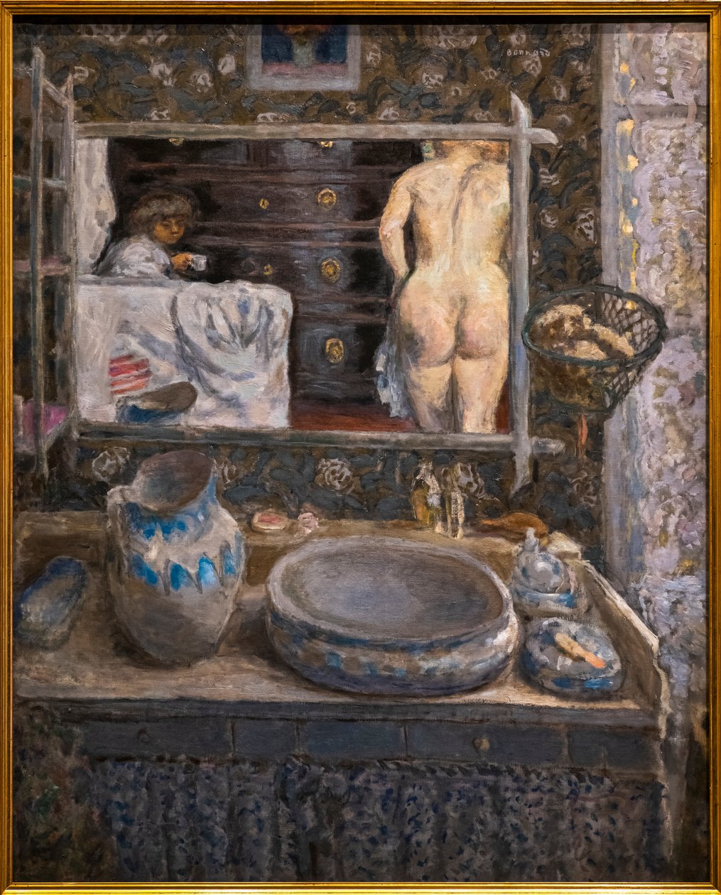 Lavabo Üstü Ayna by Pierre Bonnard