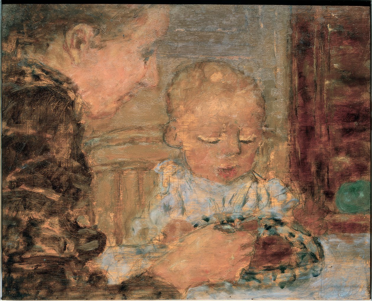 Anne ve Çocuk by Pierre Bonnard