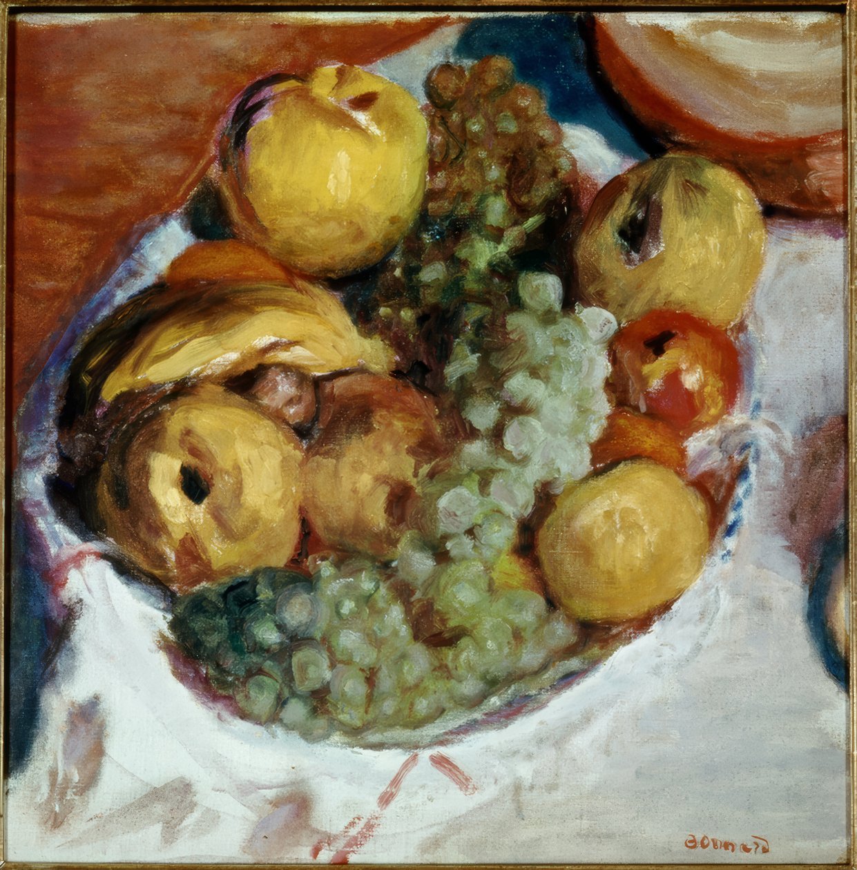 Natürmort, üç salkım üzüm by Pierre Bonnard