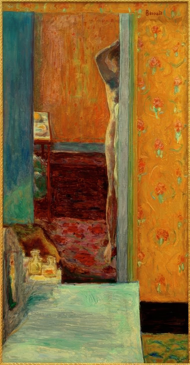çıplak içinde bir iç by Pierre Bonnard