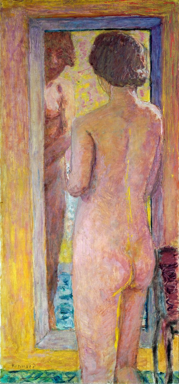 Ayna Karşısında Çıplak, 1934 by Pierre Bonnard