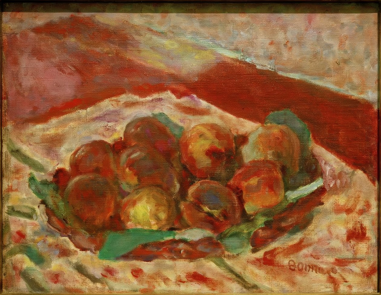 şeftali sepeti by Pierre Bonnard