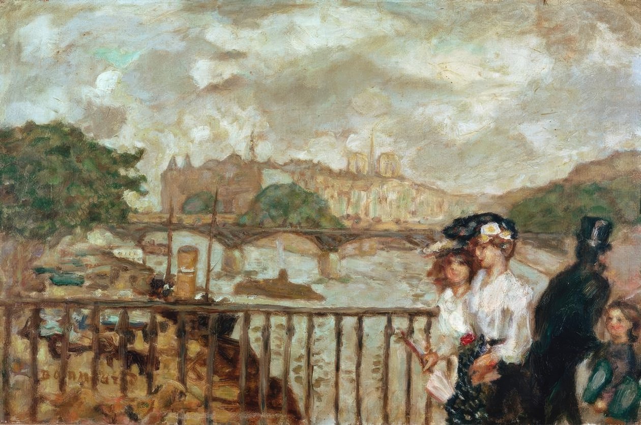 Paris, Pont des Arts by Pierre Bonnard