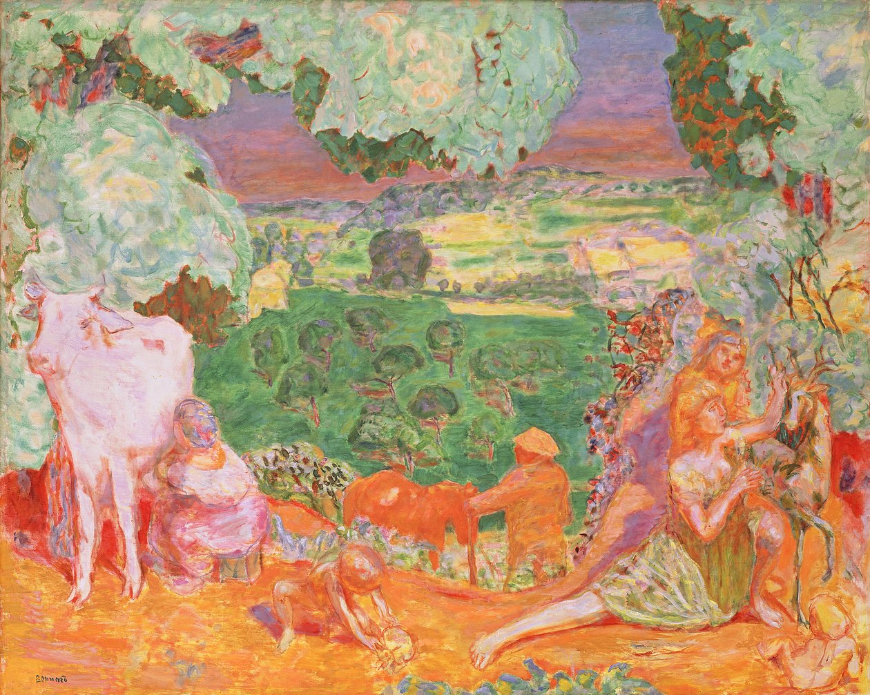 Pastoral Senfoni, 1916-20 by Pierre Bonnard