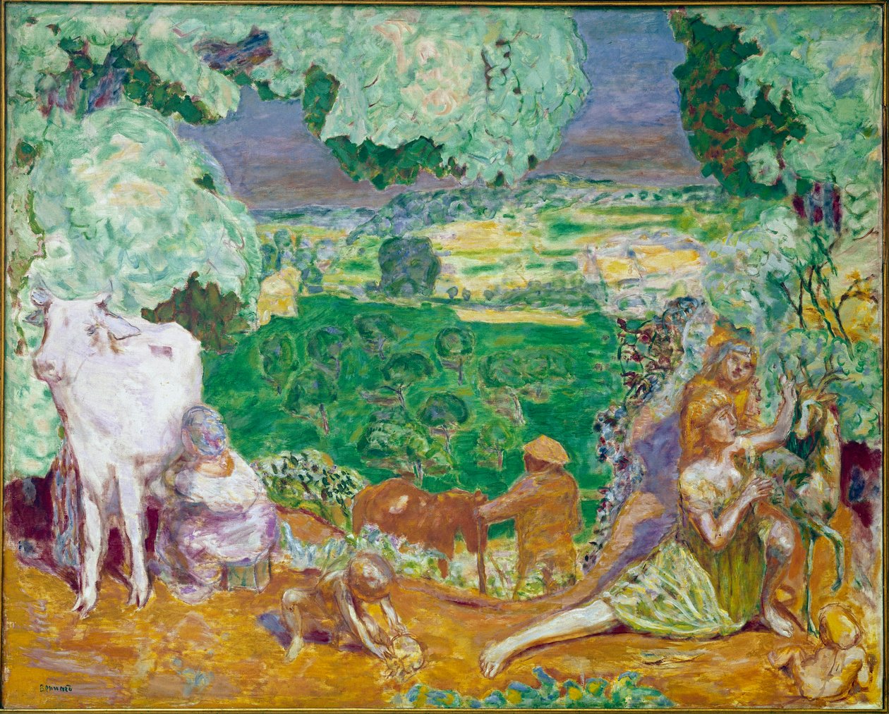 Pastoral senfoni (tuval üzerine yağlı boya by Pierre Bonnard