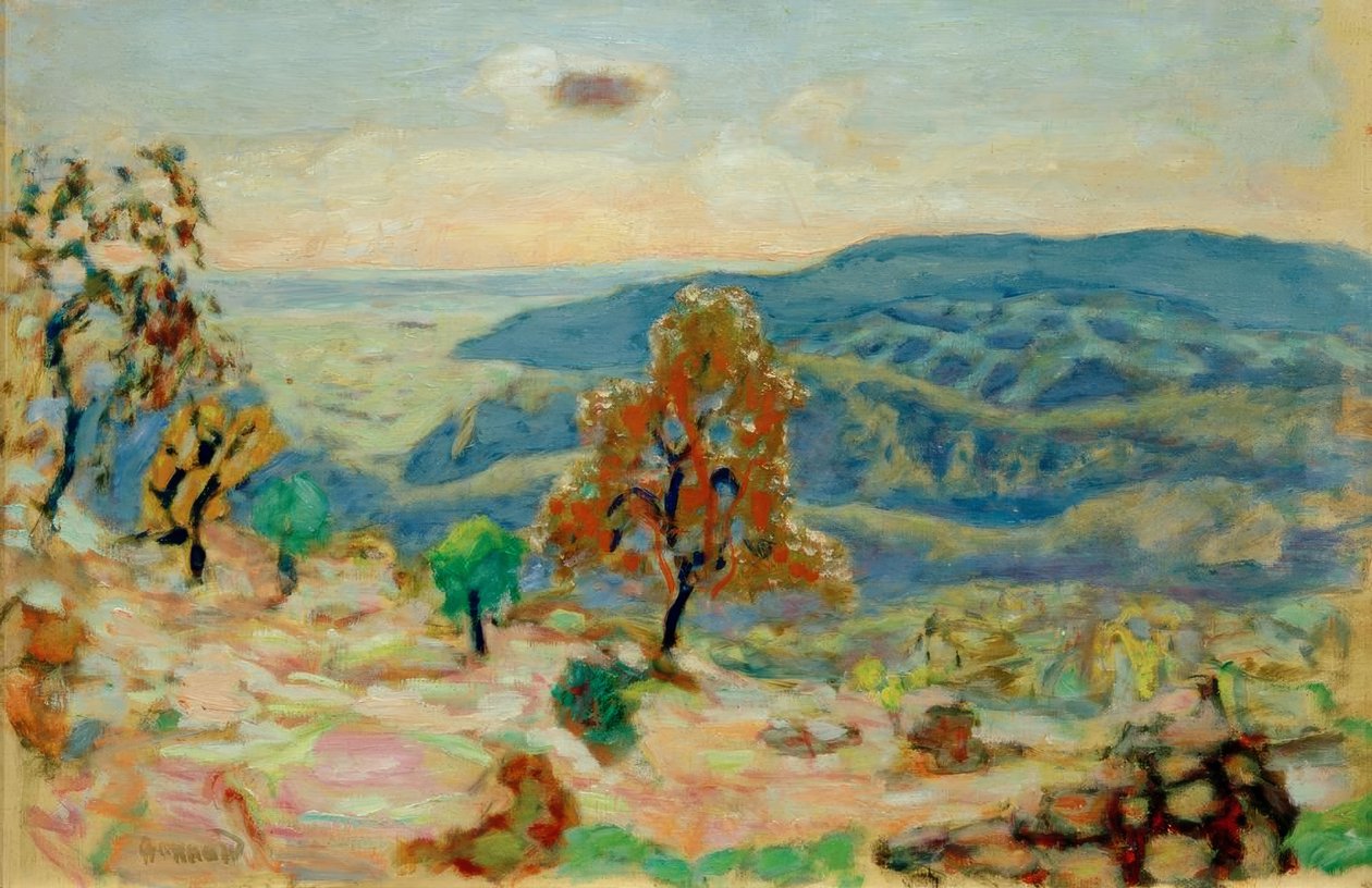 Dağ manzarası by Pierre Bonnard