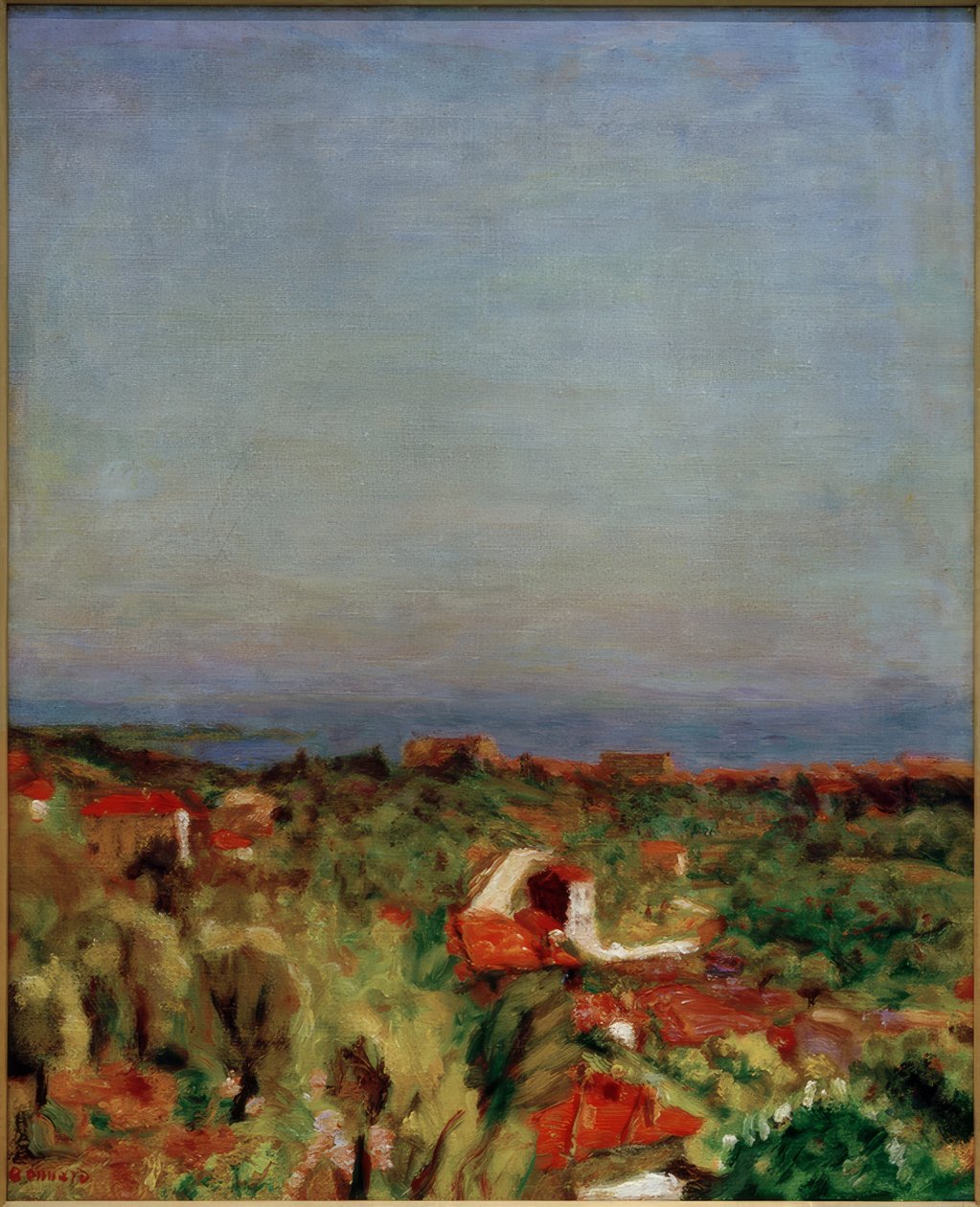 Akdeniz manzarası (Le Cannet) by Pierre Bonnard