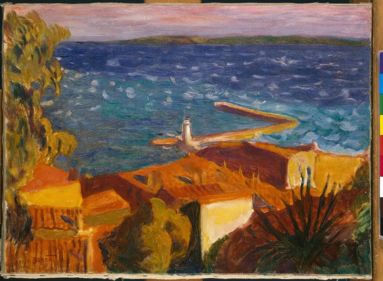 Küçük Akdeniz limanı by Pierre Bonnard