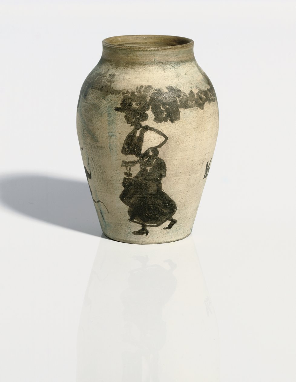 Petit vazo: scène de rue, c.1894-95 (sırsız boyalı porselen korkuluklu vazo üzerinde Hindistan mürekkebi) by Pierre Bonnard