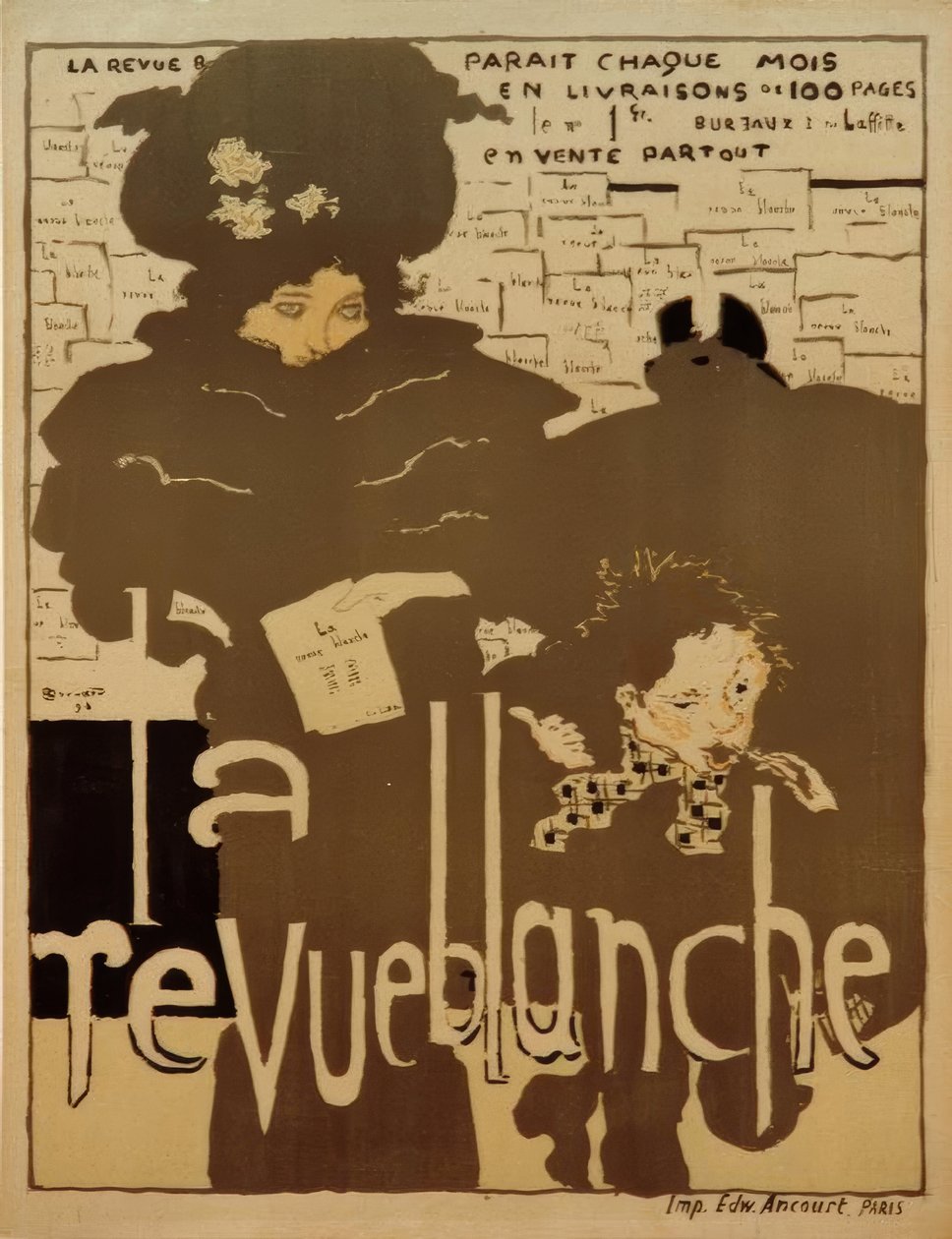 Pierre Bonnard, La Revue Blanche / Plakat by Pierre Bonnard