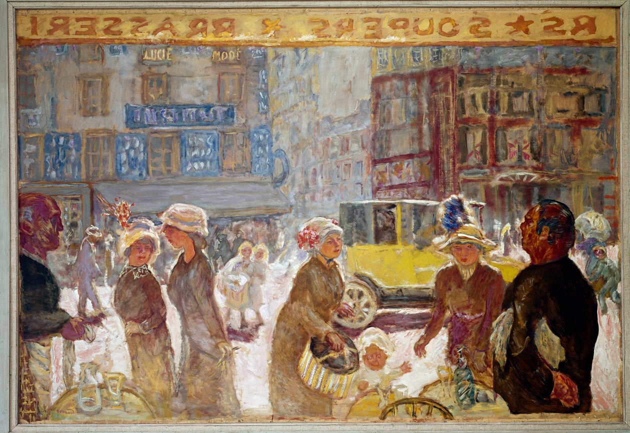 Place de Clichy (Tuval üzerine yağlı boya by Pierre Bonnard