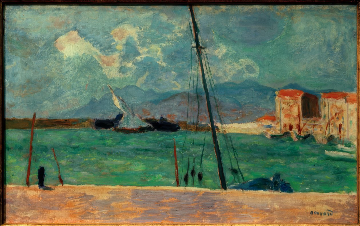 Cannes Limanı veya Latin Yelkeni by Pierre Bonnard