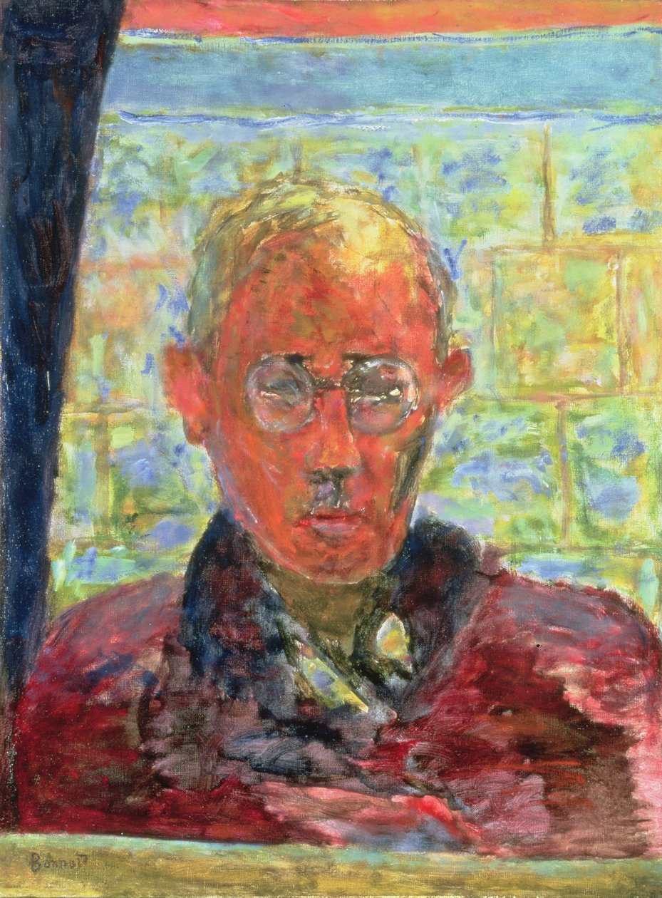 Ressamın Kırmızı Sabahlıklı Portresi, 1943 by Pierre Bonnard