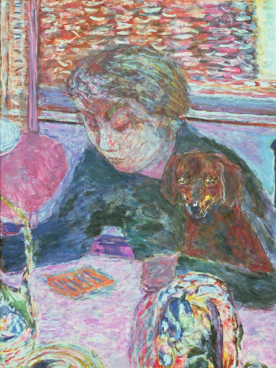 Köpekli Portre, 1940 by Pierre Bonnard