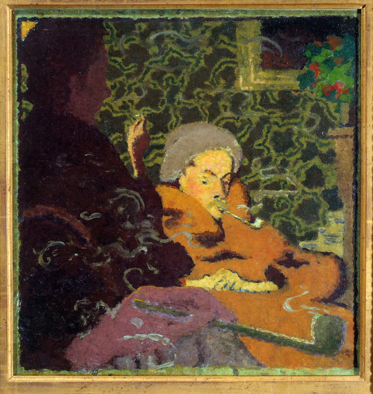 Mahremiyet. Pipo içen karakterler by Pierre Bonnard