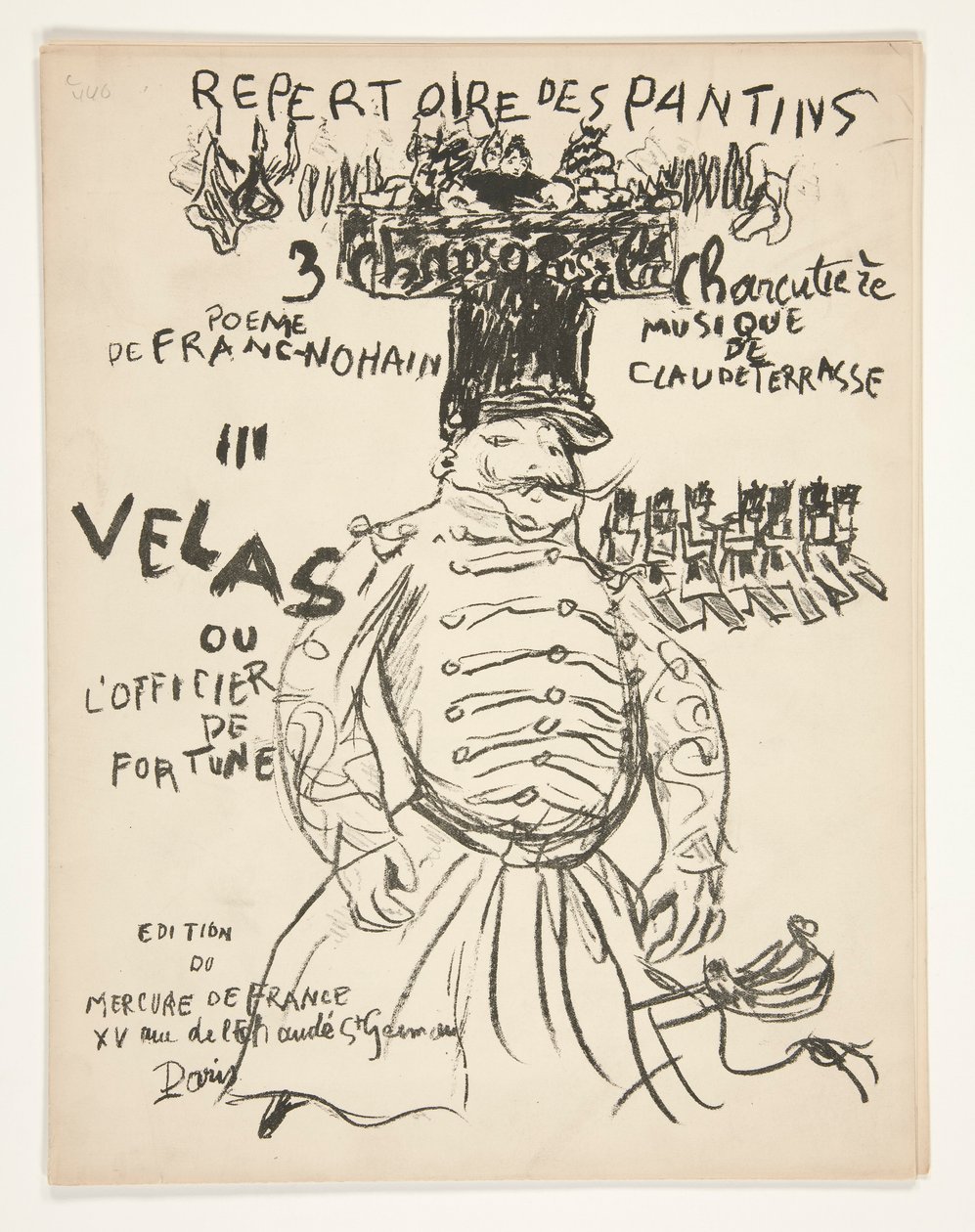 Theatre des Pantins Dizini by Pierre Bonnard