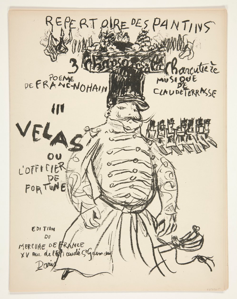 Theatre des Pantins Dizini - altı şarkı by Pierre Bonnard