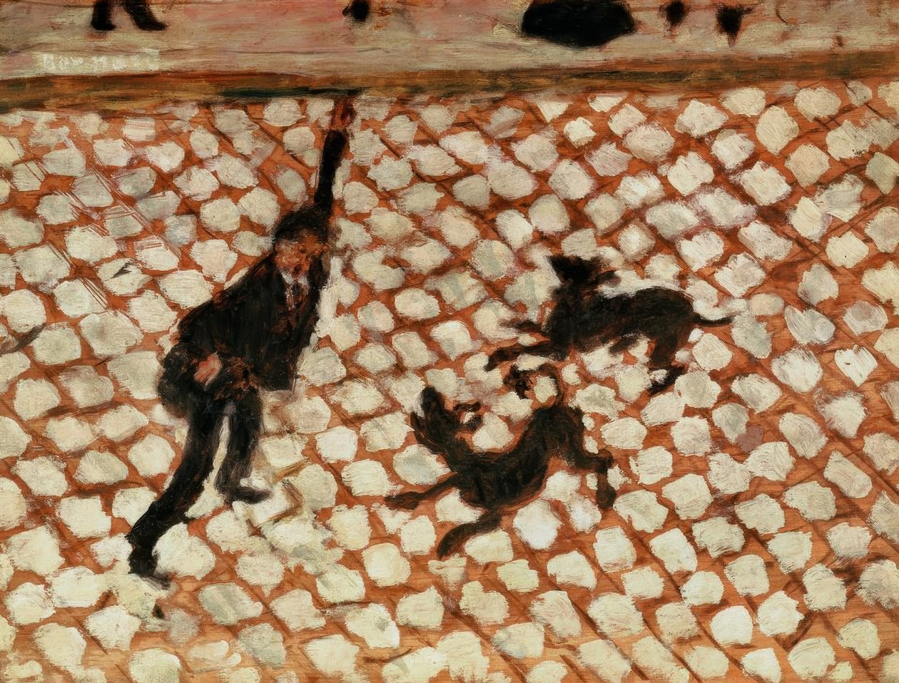 sokak sahnesi by Pierre Bonnard