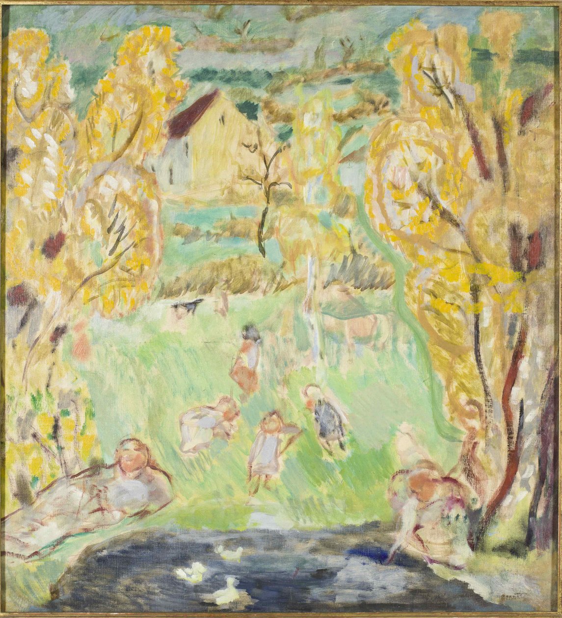 Bahar Çalışması, 1912. by Pierre Bonnard